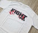 BAD BOY fight TSHIRT- white